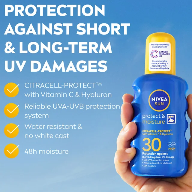 Nivea Protect & Moisture SPF30 Spray 200ml
