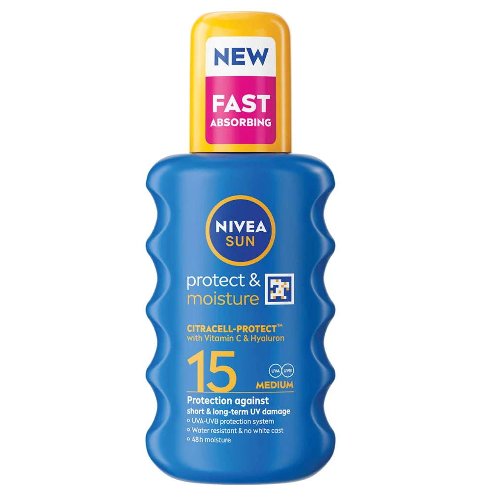 Nivea Protect & Moisture SPF15 Spray 200ml Image 1