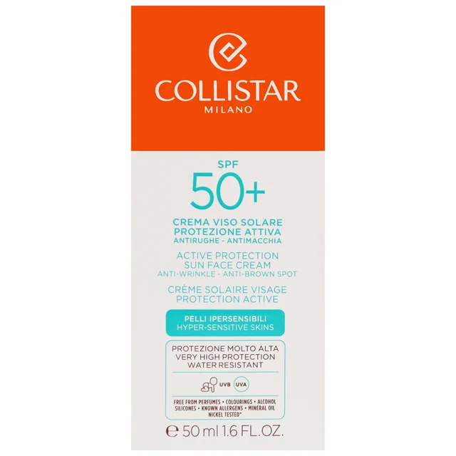 Collistar Active Protection Sun Face Cream SPF50 50ml