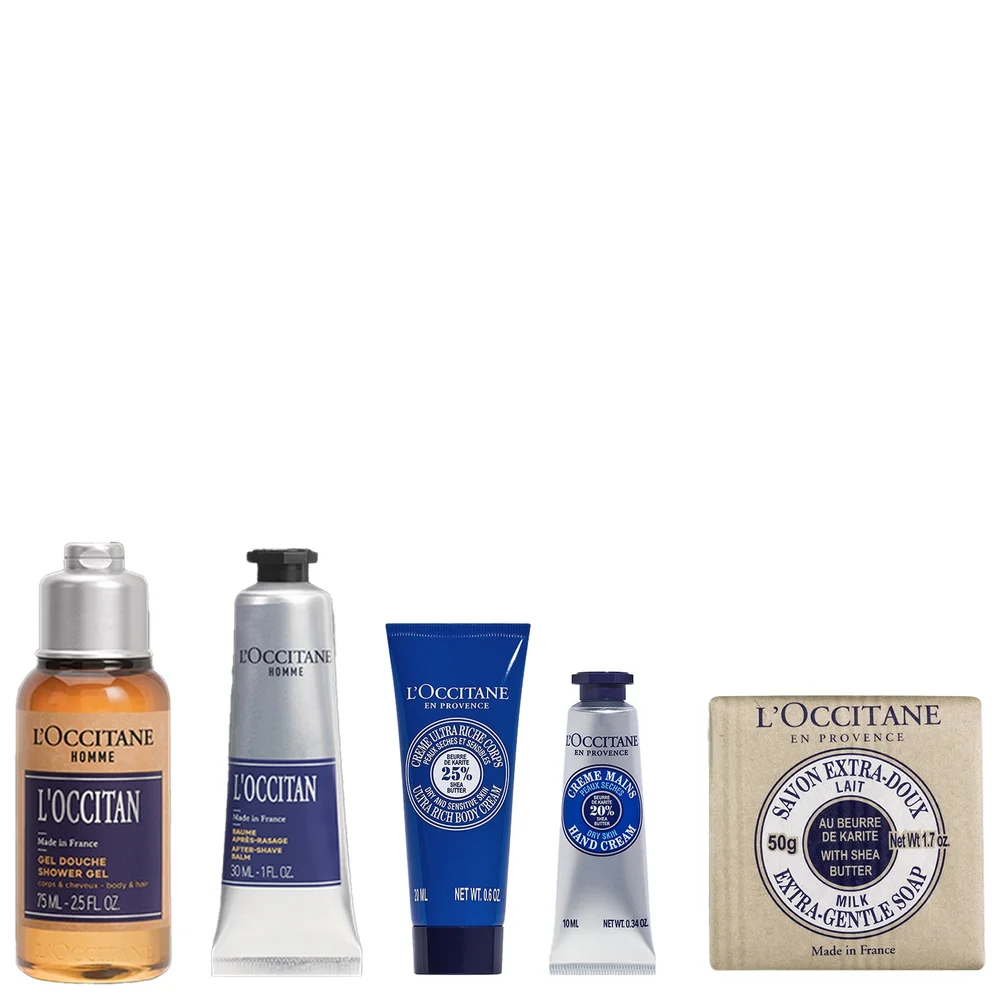 L'OCCITANE Gifts Travel Grooming Essentials (Worth £29.00) Image 1