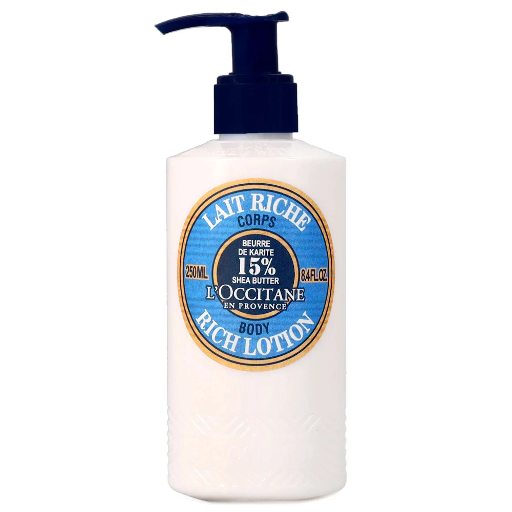 L'OCCITANE Shea Butter Rich Body Lotion 250ml Image 1