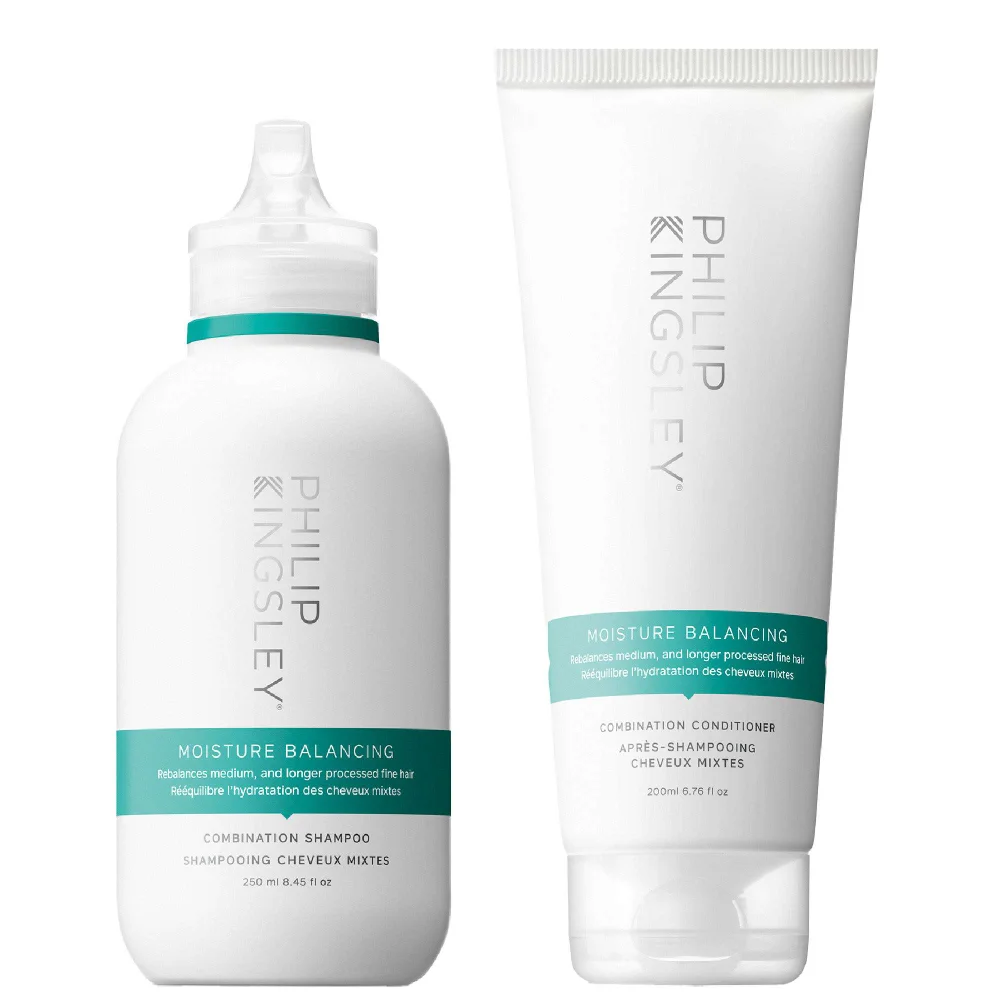 Philip Kingsley Kits Moisture Balancing Shampoo 250ml & Conditioner 200ml Duo Image 1
