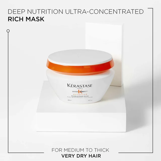 Kérastase Nutritive Masquintense Riche: Intensely Nourishing Rich Hair Mask 200ml