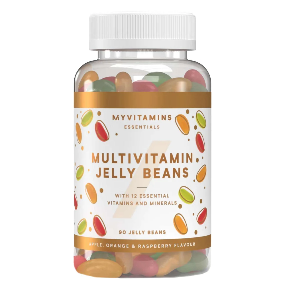 Myvitamins Gummies Multvitamin Jellybeans Apple, Orange & Raspberry x 90 Image 1
