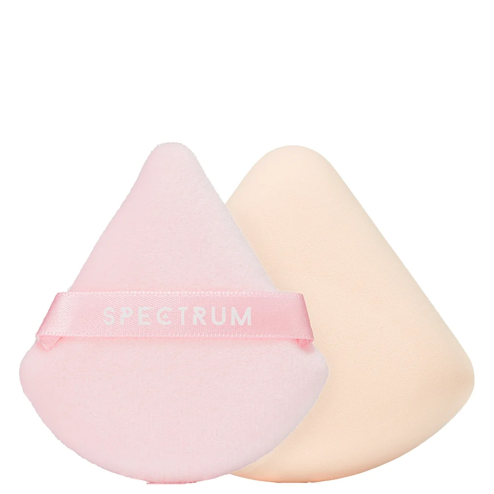 Spectrum Sponges & Puffs Pink Velour & Marble Rubycell Puff Image 1
