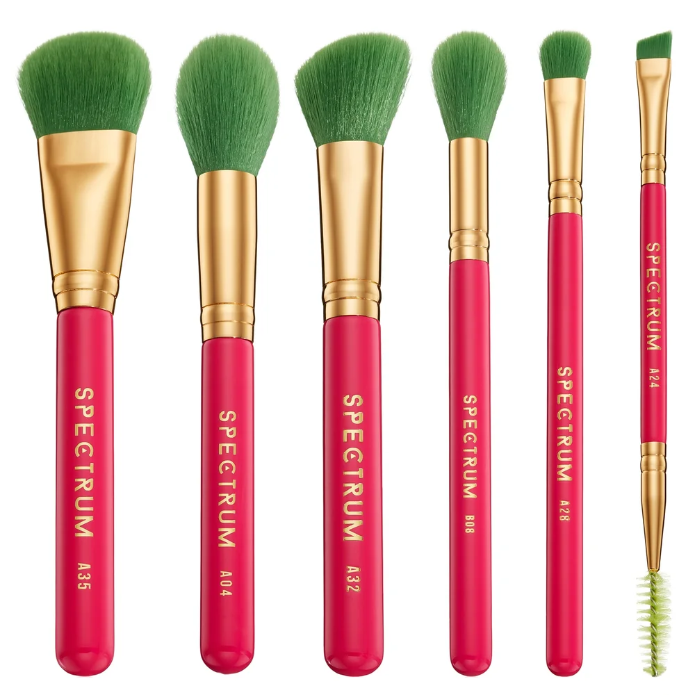 Spectrum Travel Books Ibiza 6 Piece Makeup Brush Set Image 1