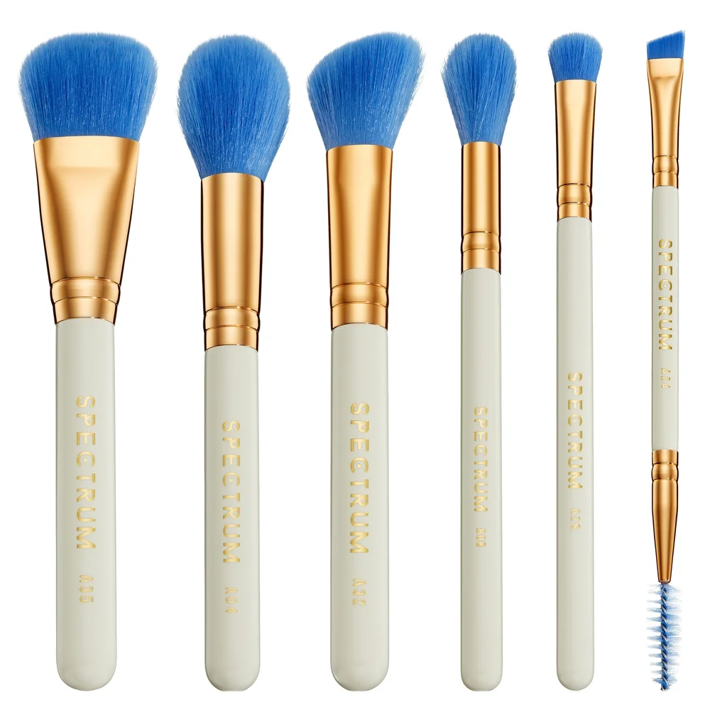 Spectrum Travel Books Mykonos 6 Piece Makeup Brush Set Image 1