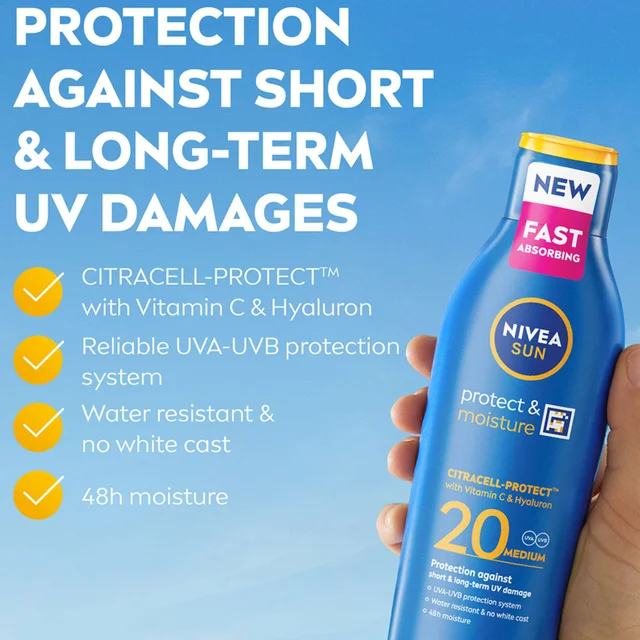 Nivea Protect & Moisture SPF15 Lotion 200ml