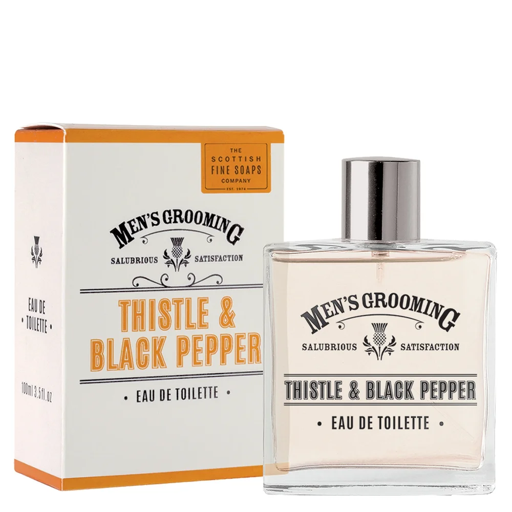 Scottish Fine Soaps Company Men's Grooming Thistle & Black Pepper Eau de Toilette 100ml Image 1