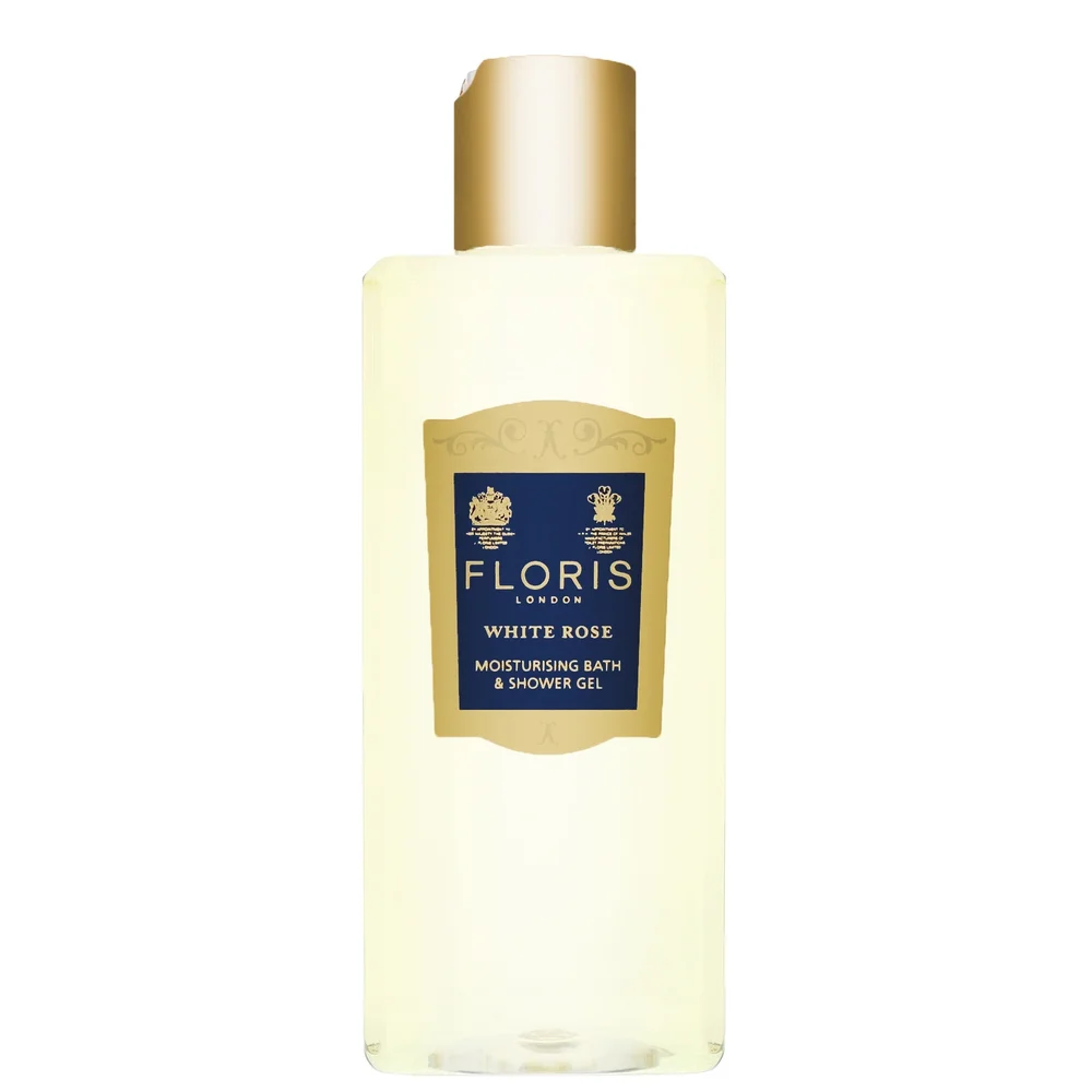 Floris London White Rose Moisturising Bath & Shower Gel 250ml Image 1