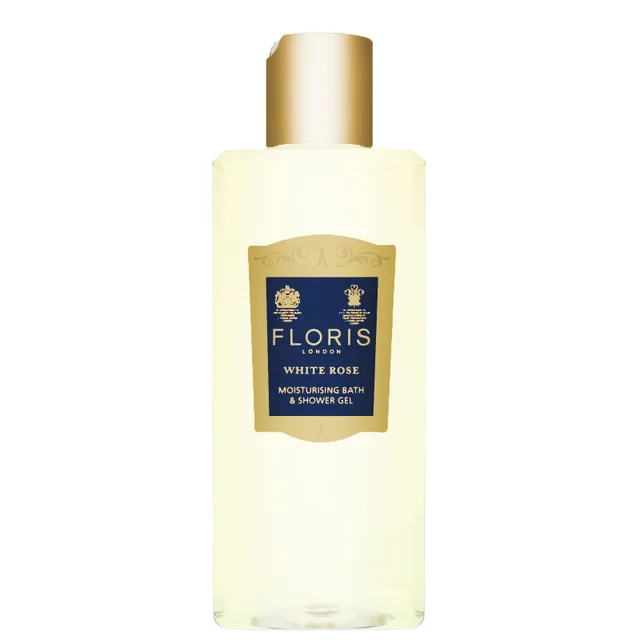 Floris London White Rose Moisturising Bath & Shower Gel 250ml