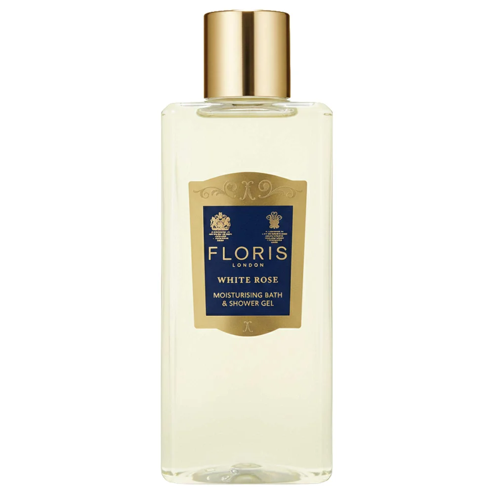 Floris London White Rose Moisturising Bath & Shower Gel 250ml Image 1