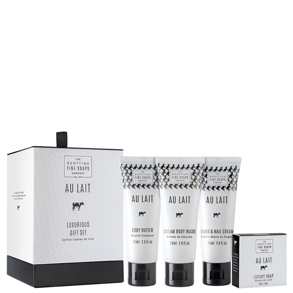 Scottish Fine Soaps Company Au Lait Luxurious Gift Set Image 1