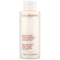 Clarins Moisture-Rich Body Lotion with Shea Butter for Dry Skin 400ml / 13.1 oz. - undefined undefined