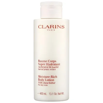 Clarins Body Moisturisers Moisture-Rich Body Lotion with Shea Butter for Dry Skin 400ml / 13.1 oz.