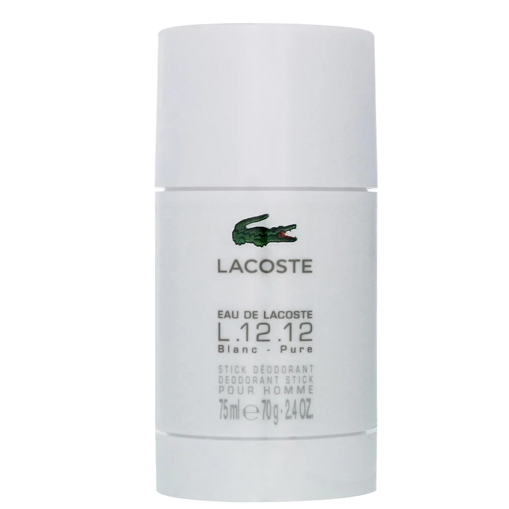 Lacoste L.12.12 Blanc Pour Lui Deodorant Stick 75ml Image 1