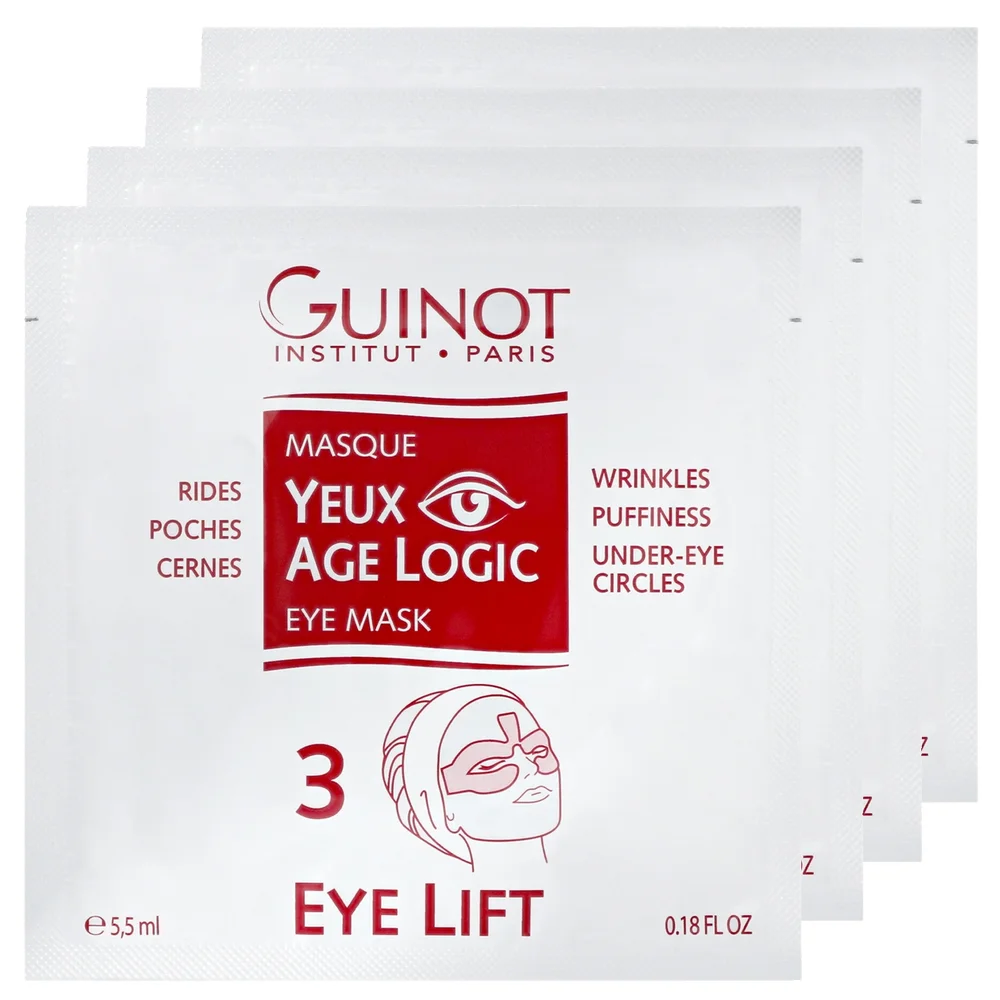 Guinot Eyes Lips & Neck Masque Yeux Age Logic Eye Mask 4 sachets 5.5ml / 0.18 fl.oz. Image 1
