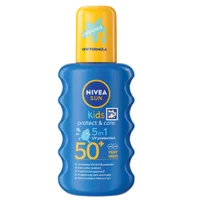 Nivea Sun Kids Protect & Care SPF50+ Coloured Spray 200ml