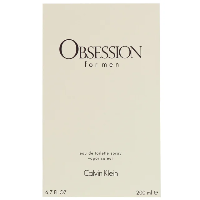 Calvin Klein Obsession For Men Eau de Toilette 200ml
