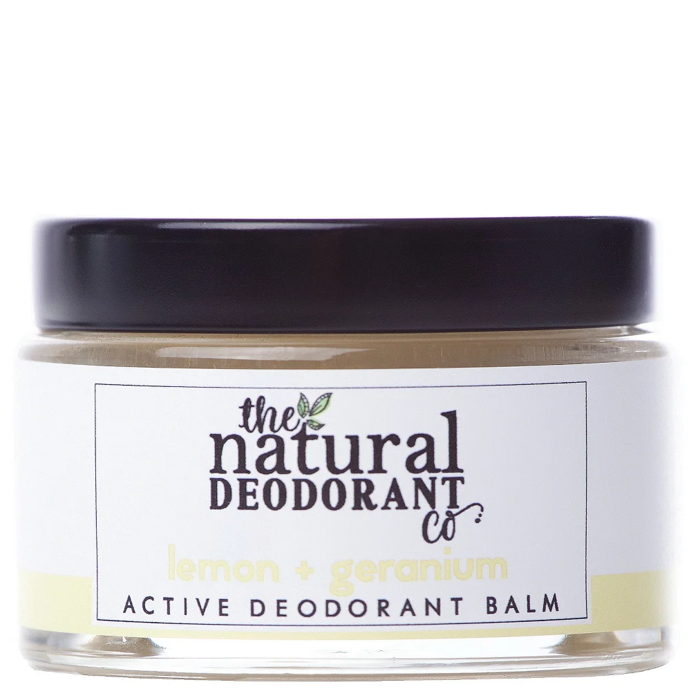 The Natural Deodorant Co. Active Deodorant Balm Lemon + Geranium 55g Image 1