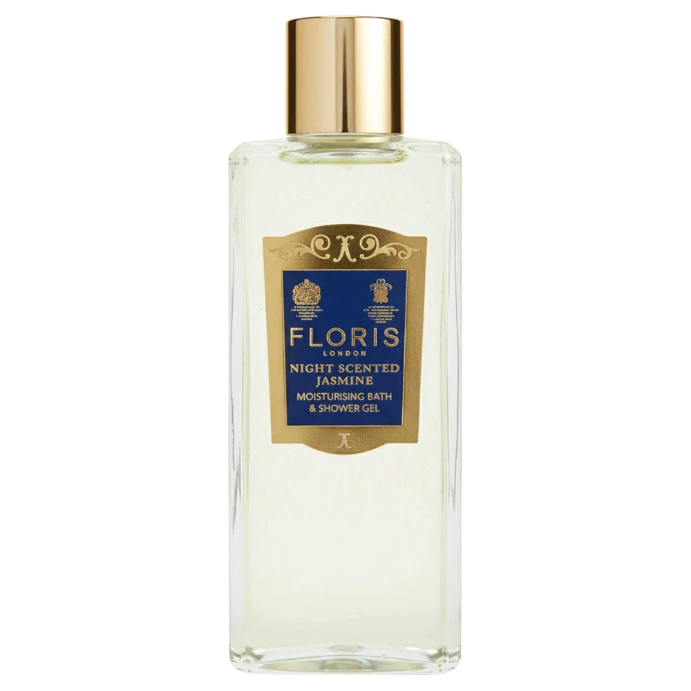 Floris London Night Scented Jasmine Moisturising Bath & Shower Gel 250ml Image 1