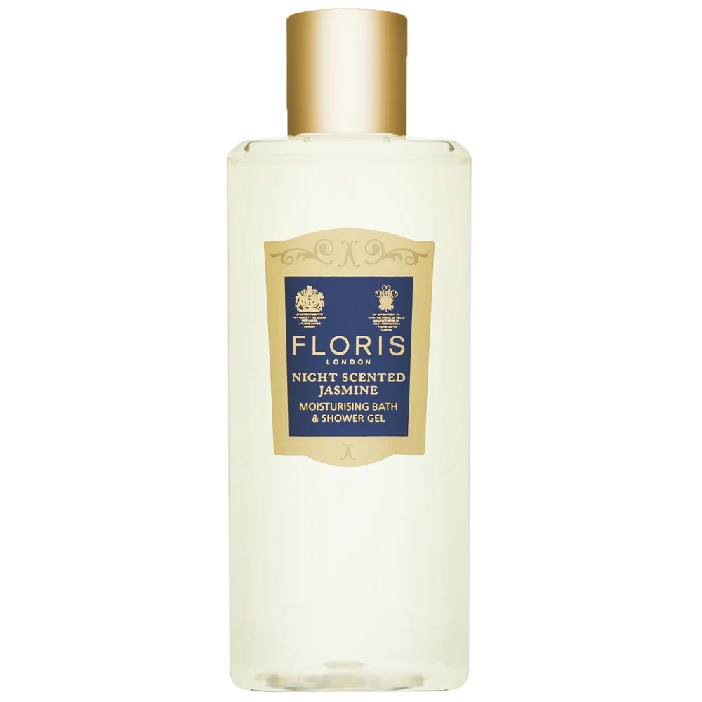 Floris London Night Scented Jasmine Moisturising Bath & Shower Gel 250ml Image 1