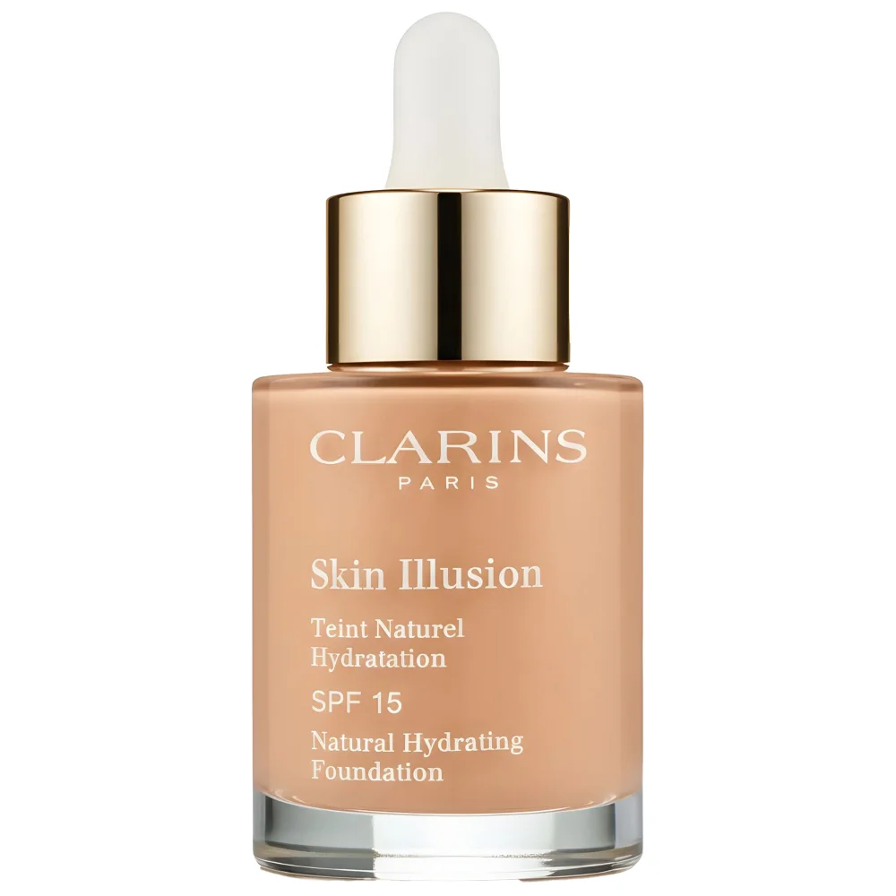Clarins Skin Illusion Natural Hydrating Foundation SPF15 107C Beige 30ml / 1 fl.oz. Image 1