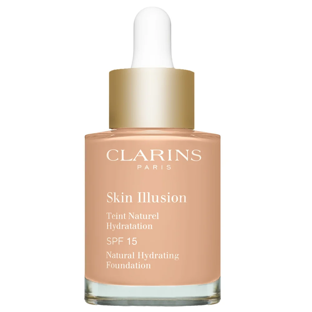 Clarins Skin Illusion Natural Hydrating Foundation SPF15 107C Beige 30ml / 1 fl.oz. Image 1