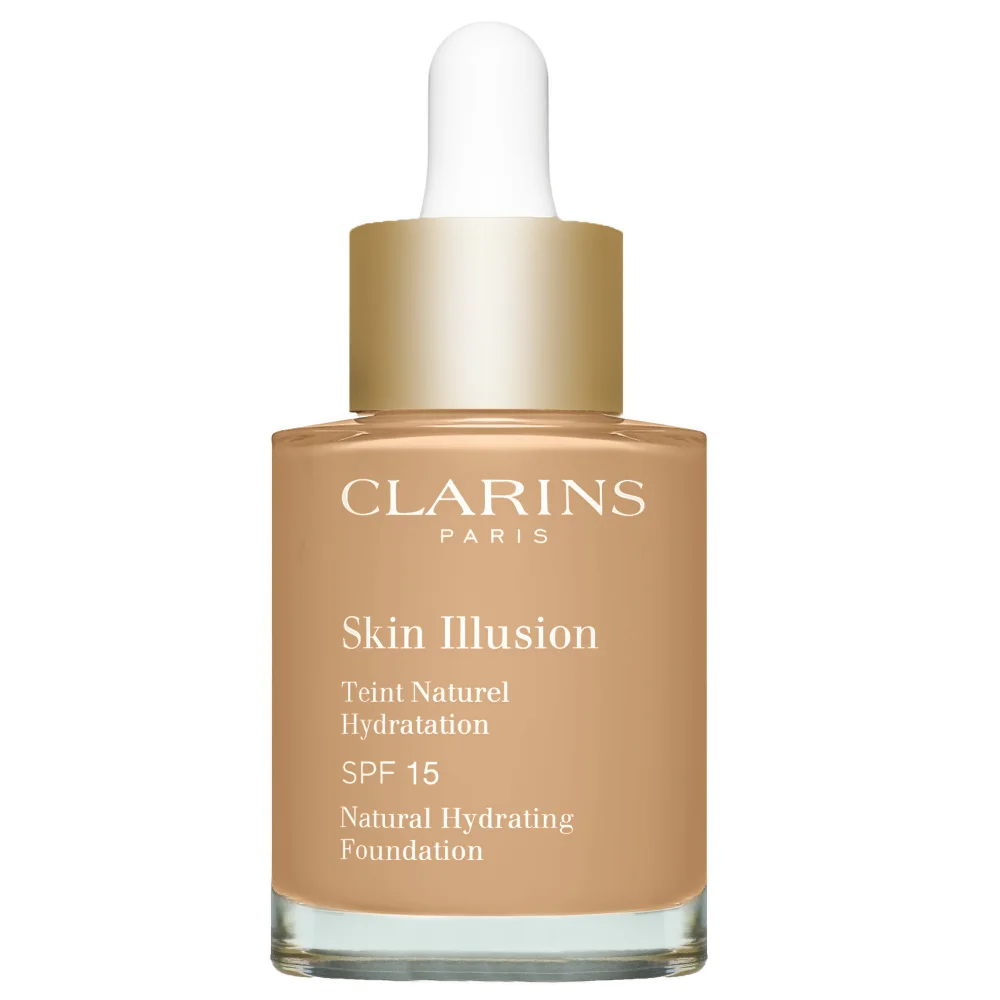 Clarins Skin Illusion Natural Hydrating Foundation SPF15 110N Honey 30ml / 1 fl.oz. Image 1