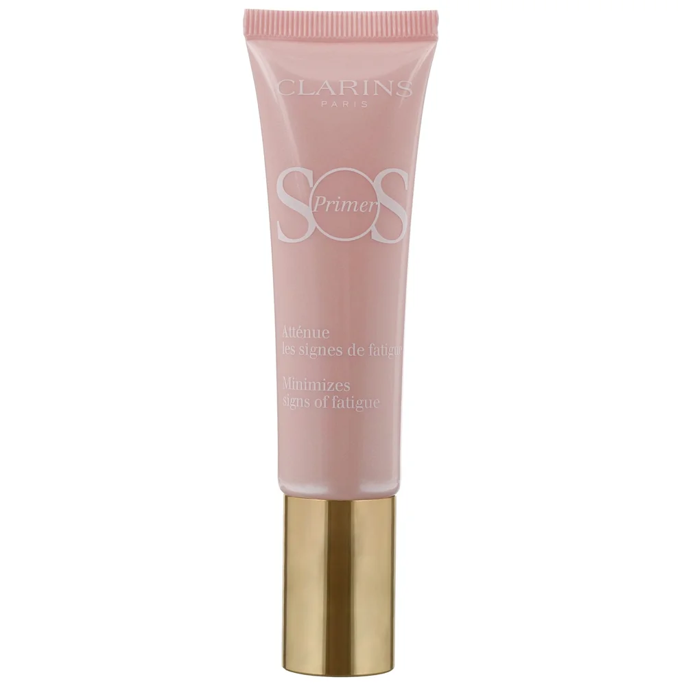Clarins SOS Primer 01 Rose: Minimises Signs Of Fatigue 30ml / 1 oz. Image 1