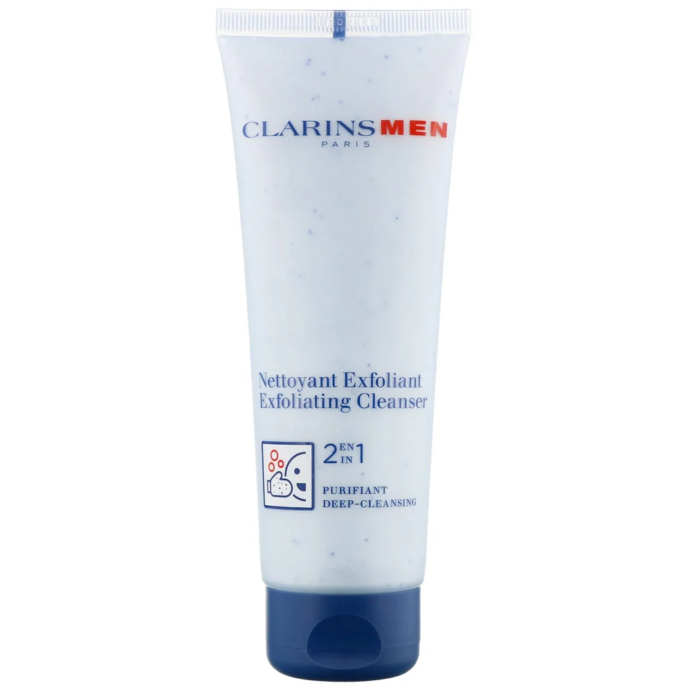 Clarins Men Exfoliating Cleanser 2 in 1 Deep Cleansing 125ml / 4.4 oz. Image 1