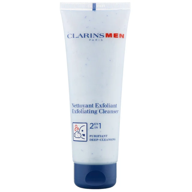 Clarins Men Exfoliating Cleanser 2 in 1 Deep Cleansing 125ml / 4.4 oz.