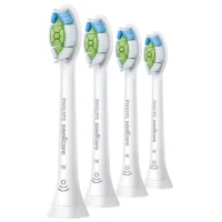 Philips Toothbrush Heads W2 Optimal White Sonicare Toothbrush Heads White x 4 HX6064/10