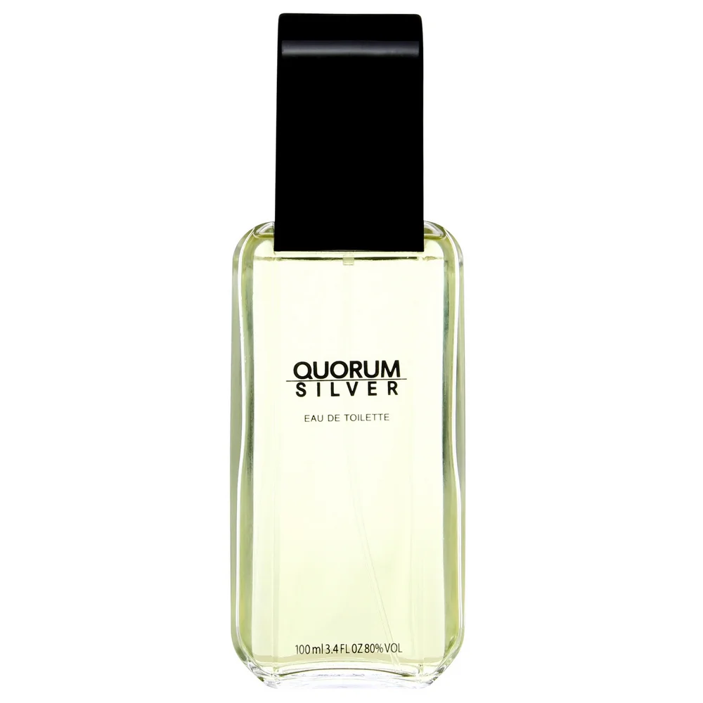 Antonio Puig Quorum Silver Eau de Toilette 100ml Image 1