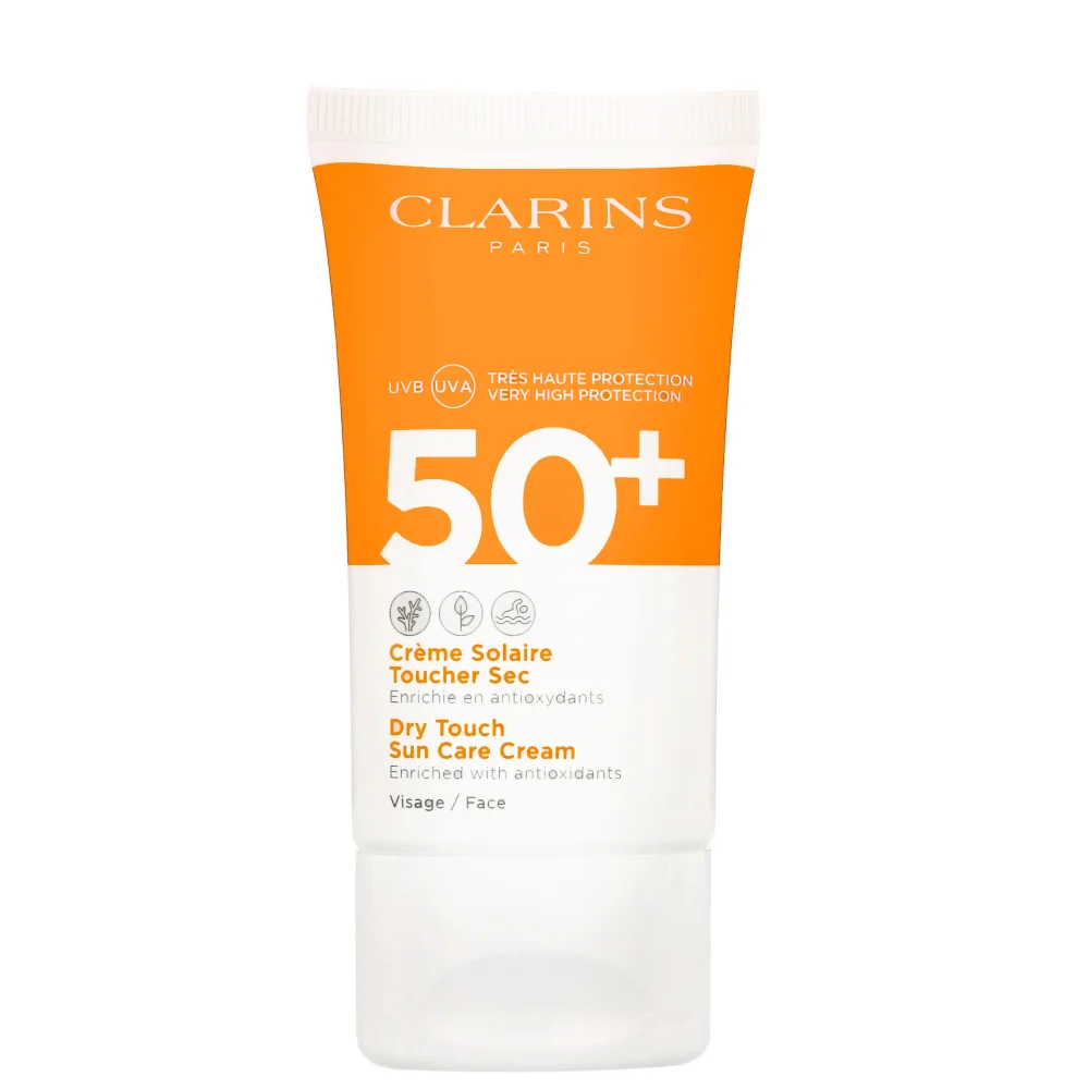 Clarins Sun Care Dry Touch Cream for Face SPF50 50ml Image 1
