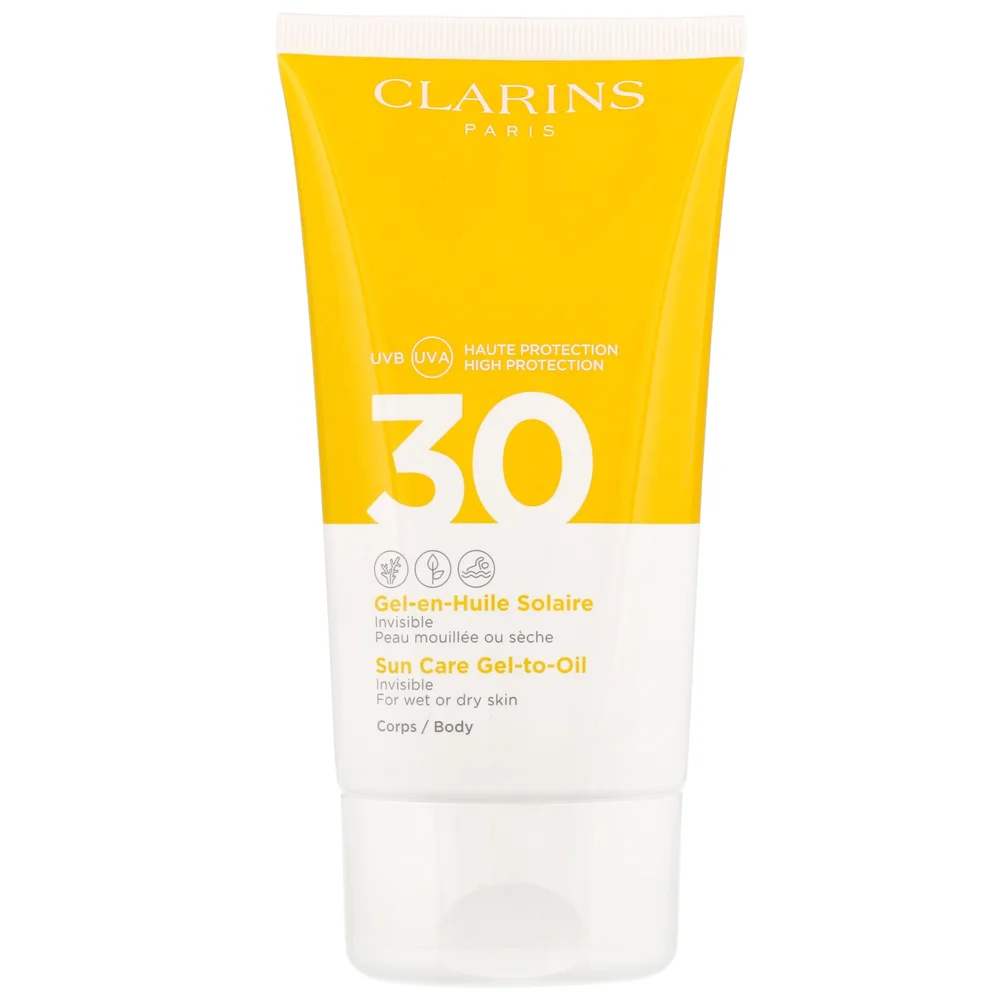 Clarins Sun Care Gel-to-Oil for Body SPF30 150ml Image 1