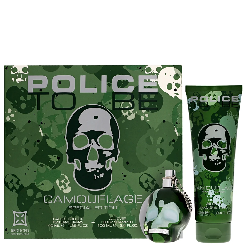 Police To Be Camouflage Eau de Toilette Spray 40ml Gift Set Image 1
