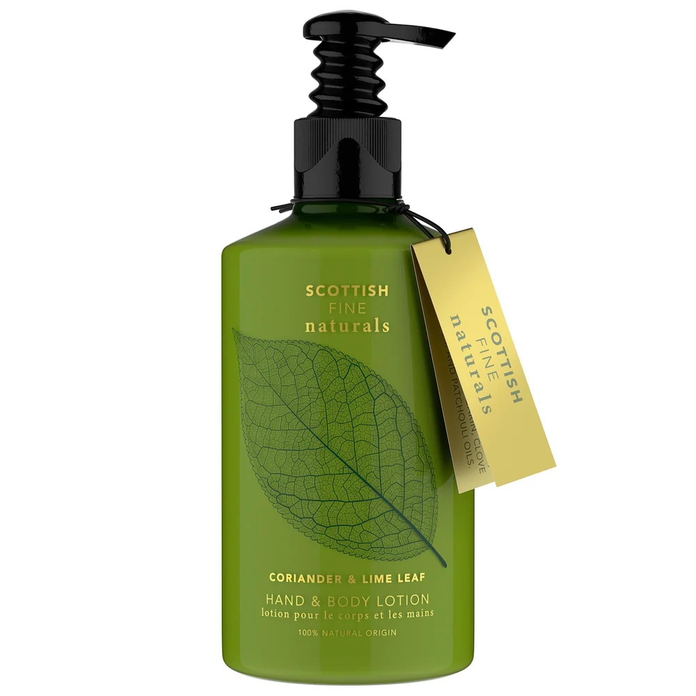 Scottish Fine Soaps Company Coriander & Lime Leaf Hand & Body Lotion 300ml Image 1
