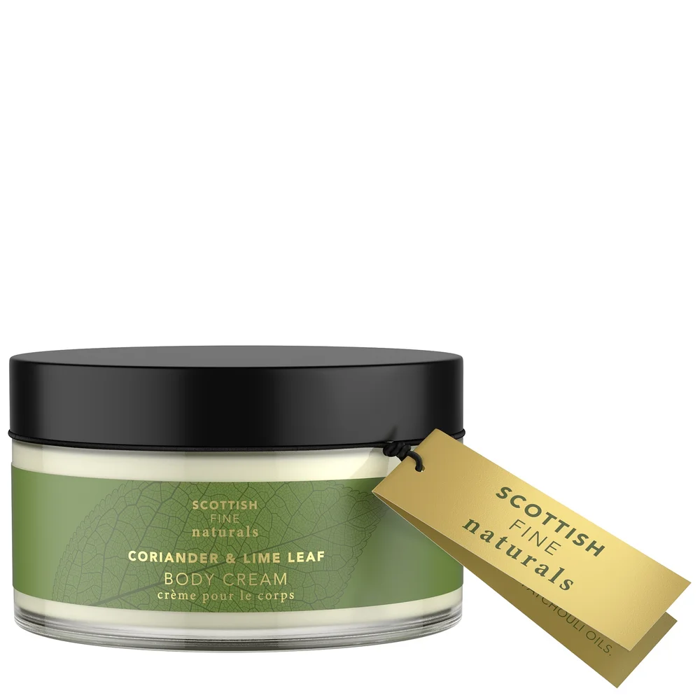 Scottish Fine Soaps Company Coriander & Lime Leaf Body Cream 200ml Image 1