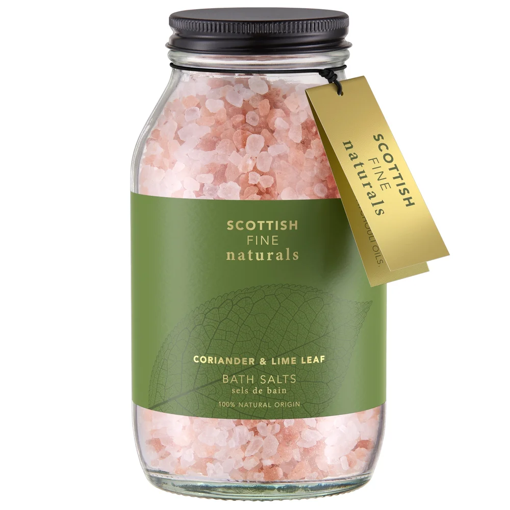 Scottish Fine Soaps Company Coriander & Lime Leaf Bath Salts 500g Image 1