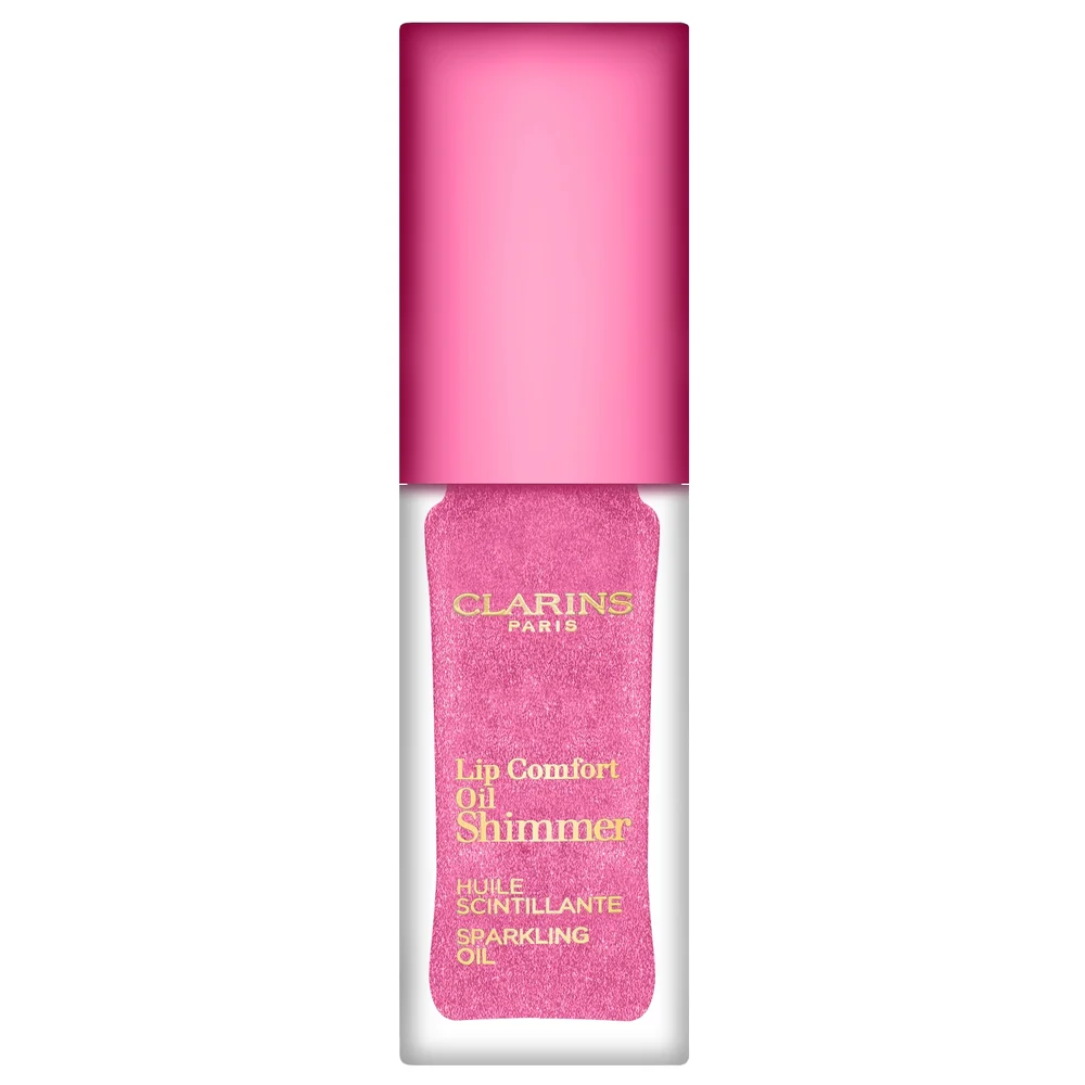 Clarins Lip Comfort Oil Shimmer 05 Pretty in Pink 7ml Image 1