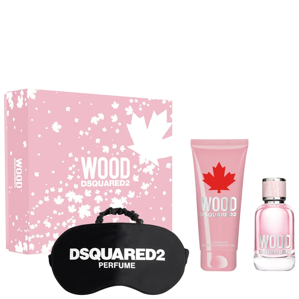 Dsquared2 Wood Pour Femme Eau de Toilette Spray 50ml Gift Set Image 1