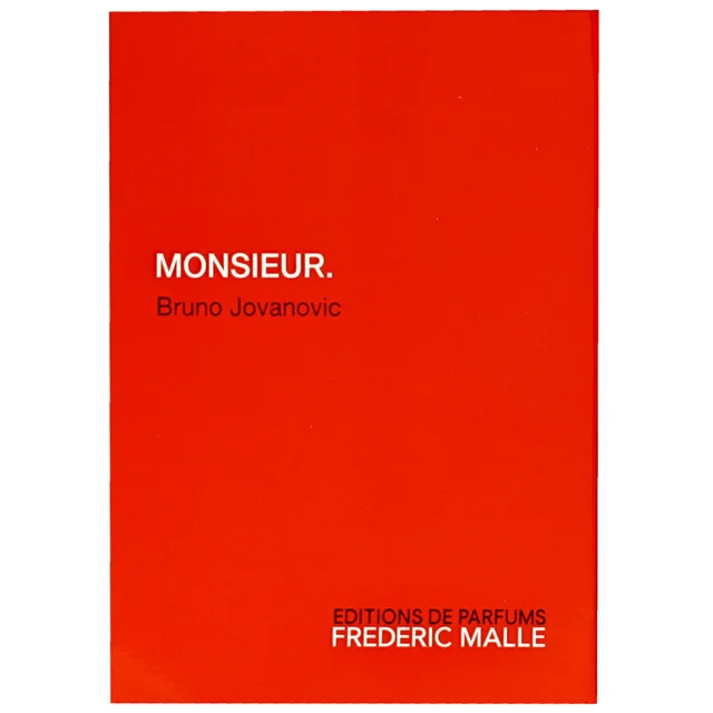 Editions de Parfum Frederic Malle Monsieur. Spray 100ml by Bruno Jovanovic