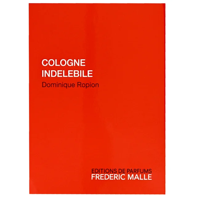 Editions de Parfum Frederic Malle Cologne Indelebile Spray 100ml by Dominique Ropion