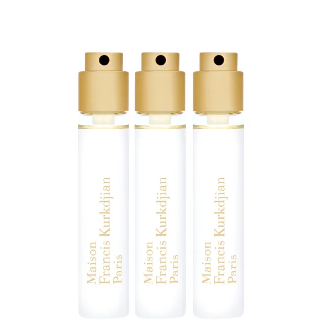 Maison Francis Kurkdjian Baccarat Rouge 540 Extrait de Parfum Spray Refills for Globe Trotter 3 x 11ml