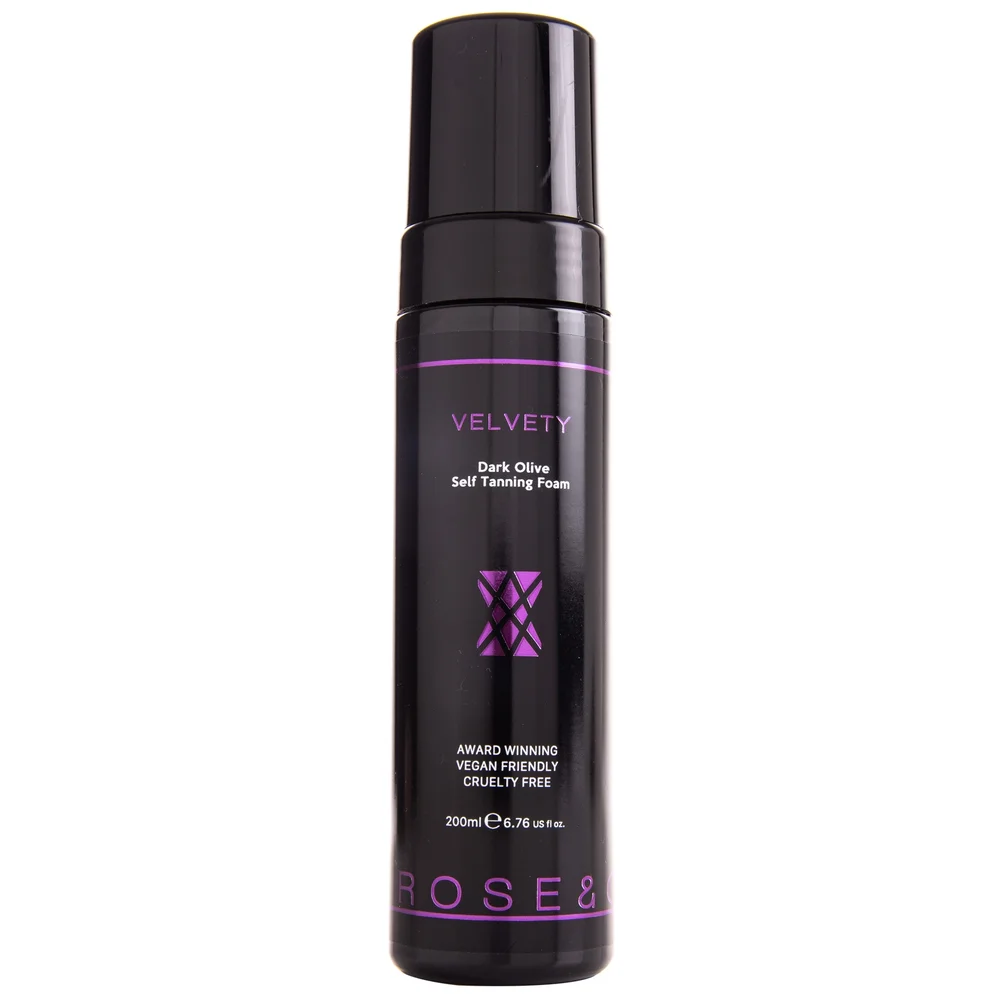 Rose & Caramel Tan Velvety Ultra Dark Olive Tanning Foam 200ml Image 1