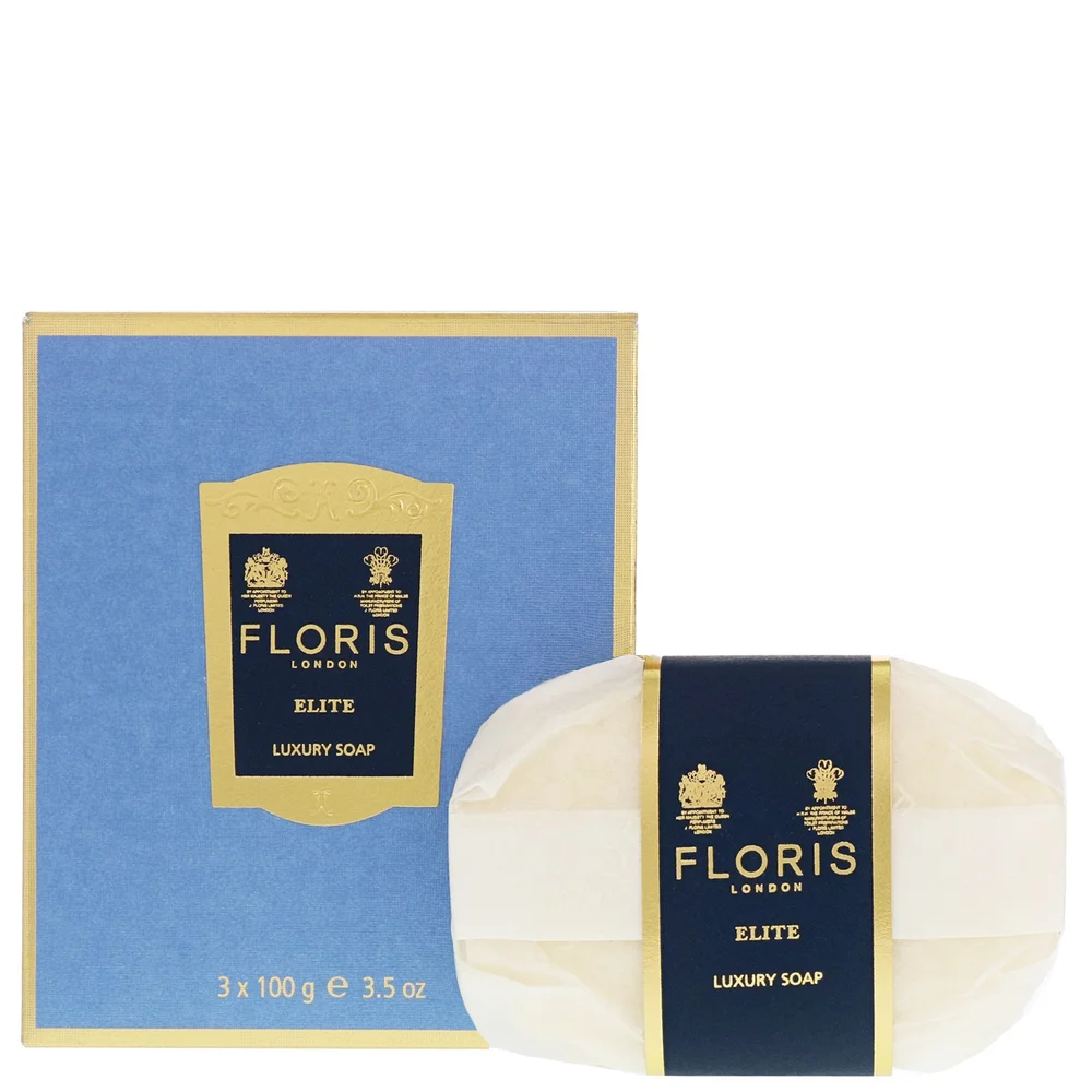 Floris London Elite Luxury Soap 3 x 100g Image 1