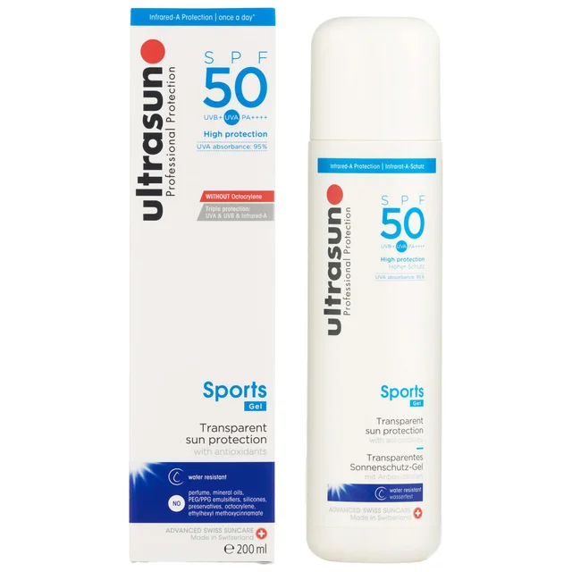 Ultrasun Sports Formula Sports Gel SPF50 200ml