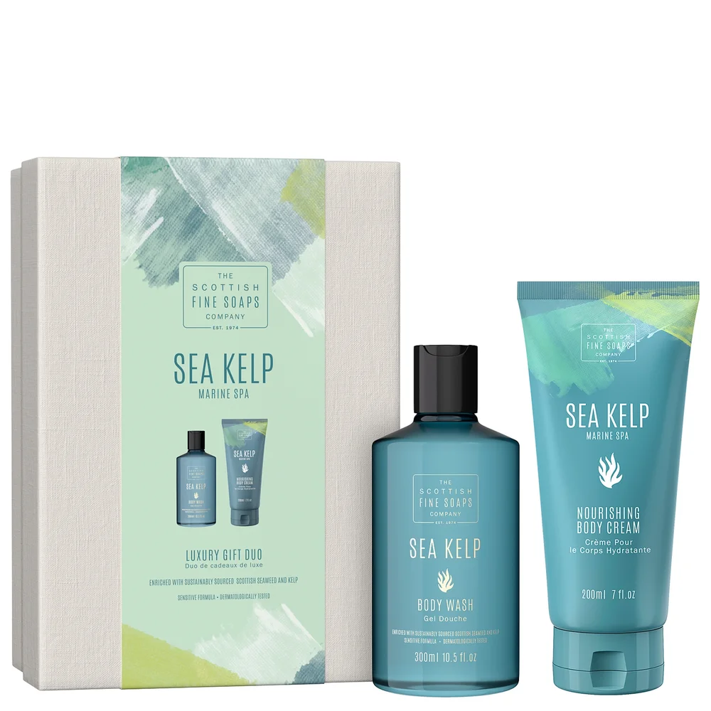 Scottish Fine Soaps Company Sea Kelp Marine Spa Luxury Gift Duo Image 1