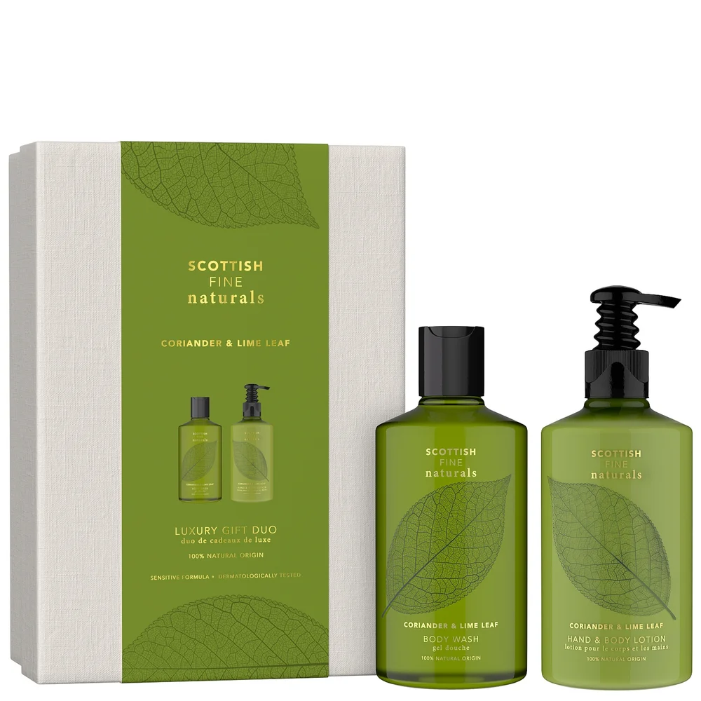 Scottish Fine Soaps Company Coriander & Lime Leaf Luxury Gift Duo Image 1